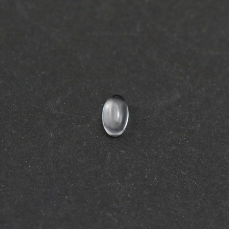Cabochon cristal de roche ovale 3x5mm x 4pcs