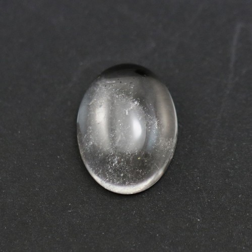 Bergkristall-Cabochon, oval, 12x16mm x 1pc