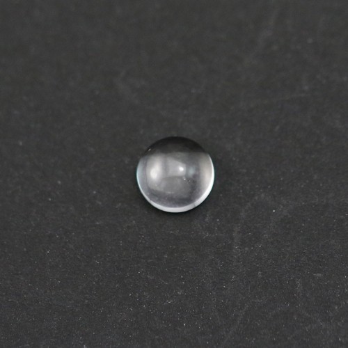 Bergkristall-Cabochon, runde Form, 6mm x 4pcs