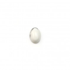 Howlite cabochon, in oval shaped, 5 * 7mm x 4pcs