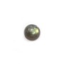 Labradorite cabochon, in round shape, 10mm x 2pcs