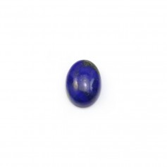 Cabochon lapis-lazuli ovale 6x8mm x 1pc