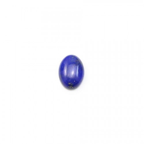 Oval lapis lazuli cabochon 5x7mm x 1pc