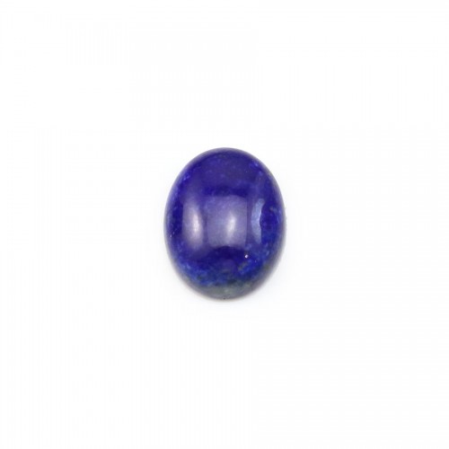 Oval lapis lazuli cabochon 8x10mm x 1pc