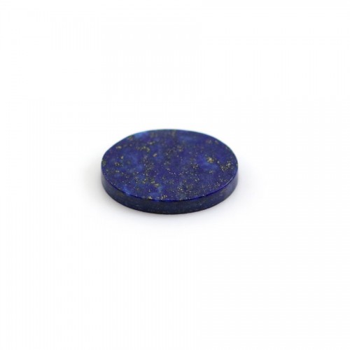 Cabochon lapis lazuli, oval plano 10x14mm x 1pc