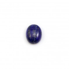Lapis lazuli cabochon, oval 7x9mm x 1pc