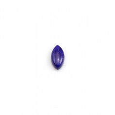 Cabochon lapis-lazuli navette 4x7mm x 2pcs