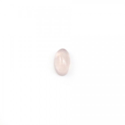 Rosenquarz Cabochon, ovale Form, 3 * 5mm x 4pcs