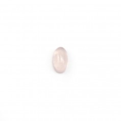 Cabochon of pink quartz , in oval shape, 3 * 5mm x 4 pcs