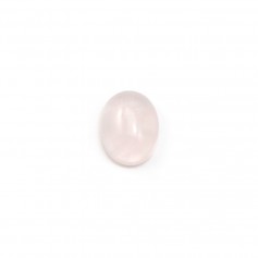 Quarzo rosa cabochon, forma ovale, 7 * 9 mm x 4 pezzi