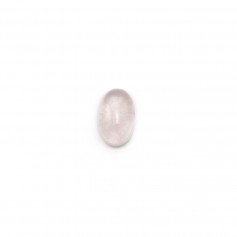Quarzo rosa cabochon, forma ovale, 4 * 6 mm x 4 pezzi