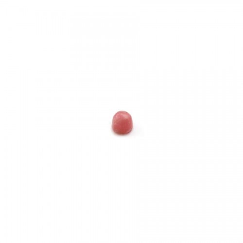Pink rhodonite cabochon, in round shape, in size of 2mm x 6pcs