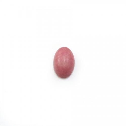 Cabochão oval de rodonite cor-de-rosa 4x6mm x 4pcs