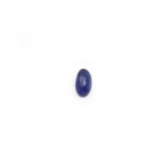 Cabochon de sodalite, de forme ovale, 3 * 5mm x 4 pcs