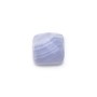 Chalcedony cabochon, in the shaped of square faceted, 10mm x 1pc