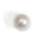 Perle de culture d'eau douce white ronde 12.5-13mm x 1pc