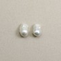 Perles d'eau douche baroque x 2pcs