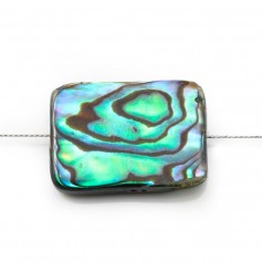 Abalone mother-of-pearl in rectangle 13x18mm x 40cm