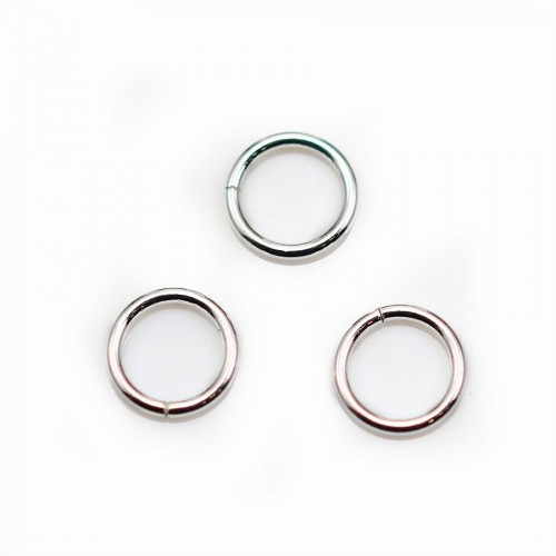 Silver rings 925 Round Welded 7mm x 10 pc