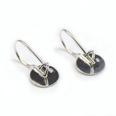 Earrings threadse for Stick, Sterling Silver 925 , 9.6mm x 2pcs 