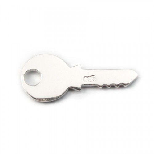 Schlüsselanhänger Charm 925 Silber 7x17mm x 1pc