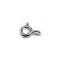 silver 925 rhodium Spring ring clasp 5mm x 2pcs