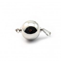 925 sterling silver ball clasp 10mm x 1pc