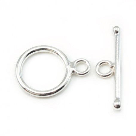 925 sterling silver Toggle OT clasp 12mm x 1pc 