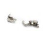 925 silver rhodium clasp hook, 6 * 23mm, for 1.3 * 4.5mm wire x 1pc