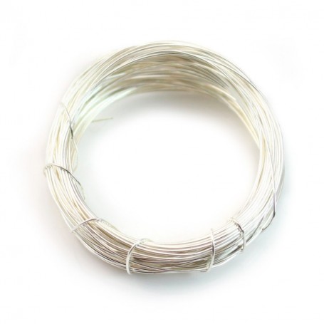 Sterling Silver 925 hard wire 0.5mm x 1m