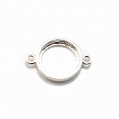 Spacer cabochon holder 10mm silver 925 x 1pc
