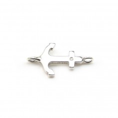925 silver anchor spacer 9x19mm x 1pc