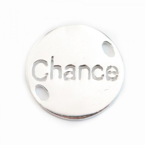 Runde Zwischenlage Chance 15mm Silber 925 x 1 Stk