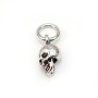 Charm in shape of skull, in 925 silver, in size of 5 * 11mm x 1pc