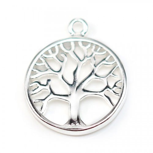 925 sterling silver tree 13mm x 1pc