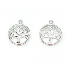 925 sterling silver tree 13mm x 1pc