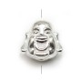 Distanziatore in argento 925, forma "Buddha", 11 * 12 mm x 1 pz