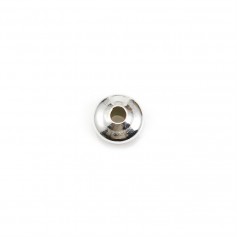 925er Silber runde Perle 3x6mm x 6pcs