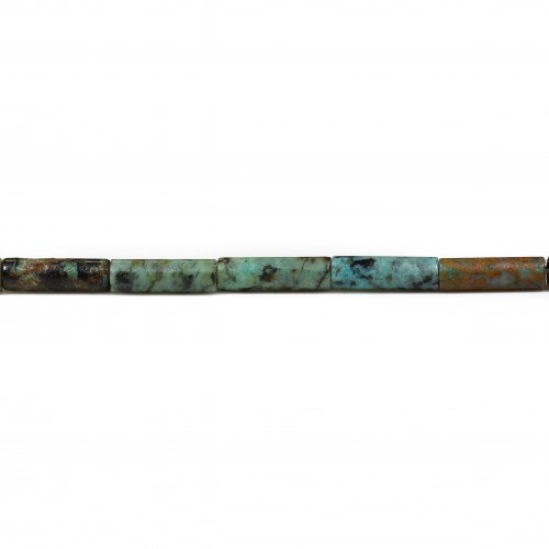 African turquoise tube 4*13mm x 40cm