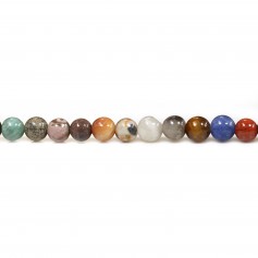Gemstones mixed round 4.5mm x 40cm