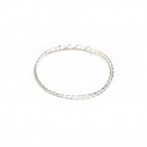 Sparkle Wire aus 925er Silber, 0.8mm x 50cm