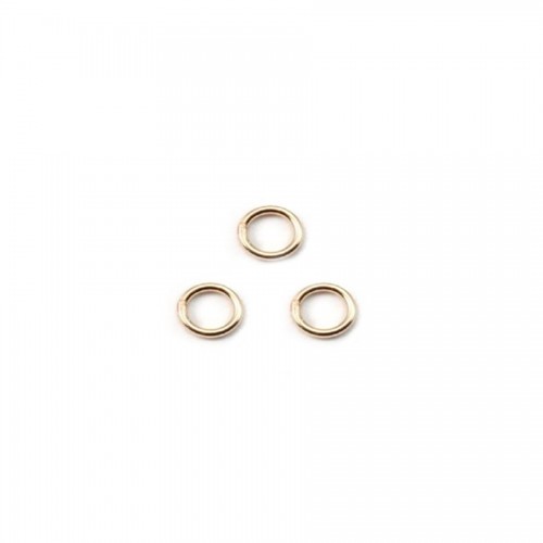 Geschweißter Ring in Gold Filled 0.64x4mm x 10pcs