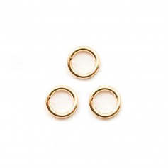 Gold Filled Open Rings 0.64x6mm x 10pcs