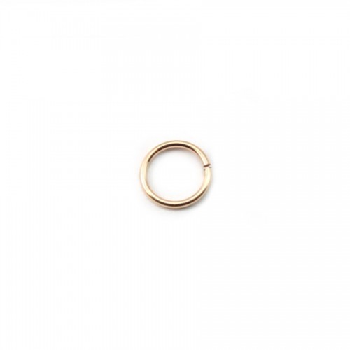 Gold Filled Open Rings 0.76x7mm x 5pcs