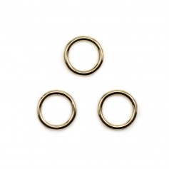 Gold Filled jump rings closed 1x8mm x 2pcs