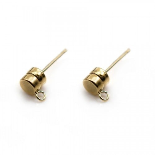 14k gold filled Magnetic post earring 4.5mm x 2pcs