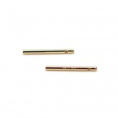 Post for earring, in Gold Filled, 0.76 * 9.5mm x 10pcs