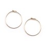 14k gold filled 20x0.7mm creole to decorate x 2pcs