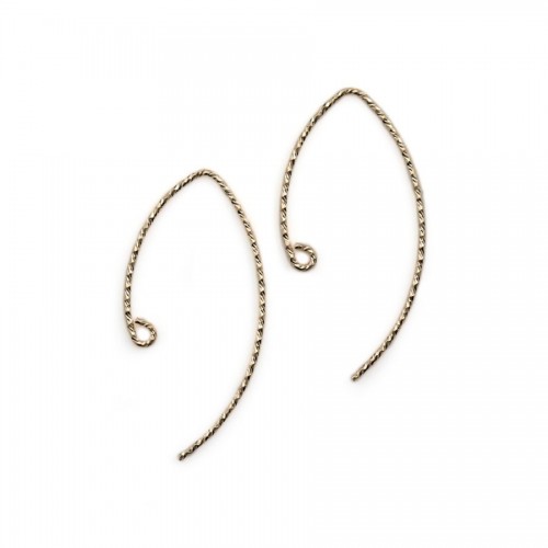 14k gold filled ear wires 35mm x 2pcs