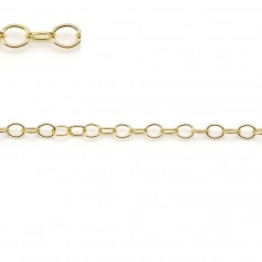 Gold Filled Oval Chain 2.6x3.5mm x 50cm